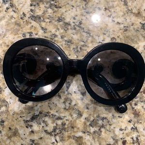 Authentic Prada Sunglasses - round